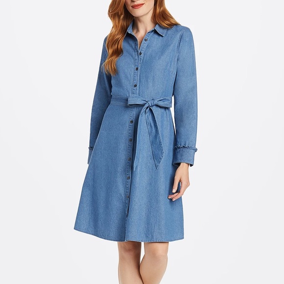 Draper james chambray shirt dress Clearance